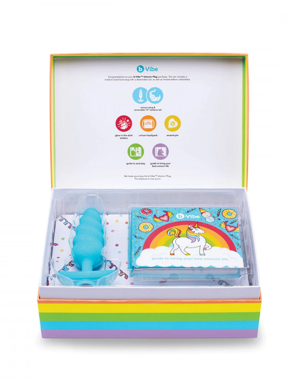 B-Vibe Unicorn Plug 6 Piece Set 7 B-Vibe Unicorn Plug 6 Piece Set - Image 7