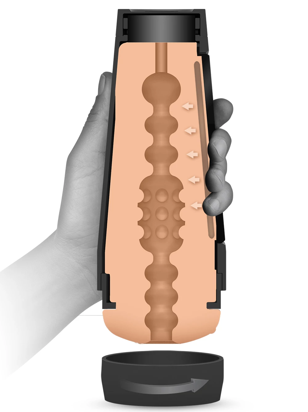 Doc Johnson Main Squeeze Sasha Grey Vulva Masturbator 2 Doc Johnson Main Squeeze Sasha Grey Vulva Masturbator - Image 2