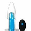 Gender X Electric Blue Vibrating Remote Anal Plug