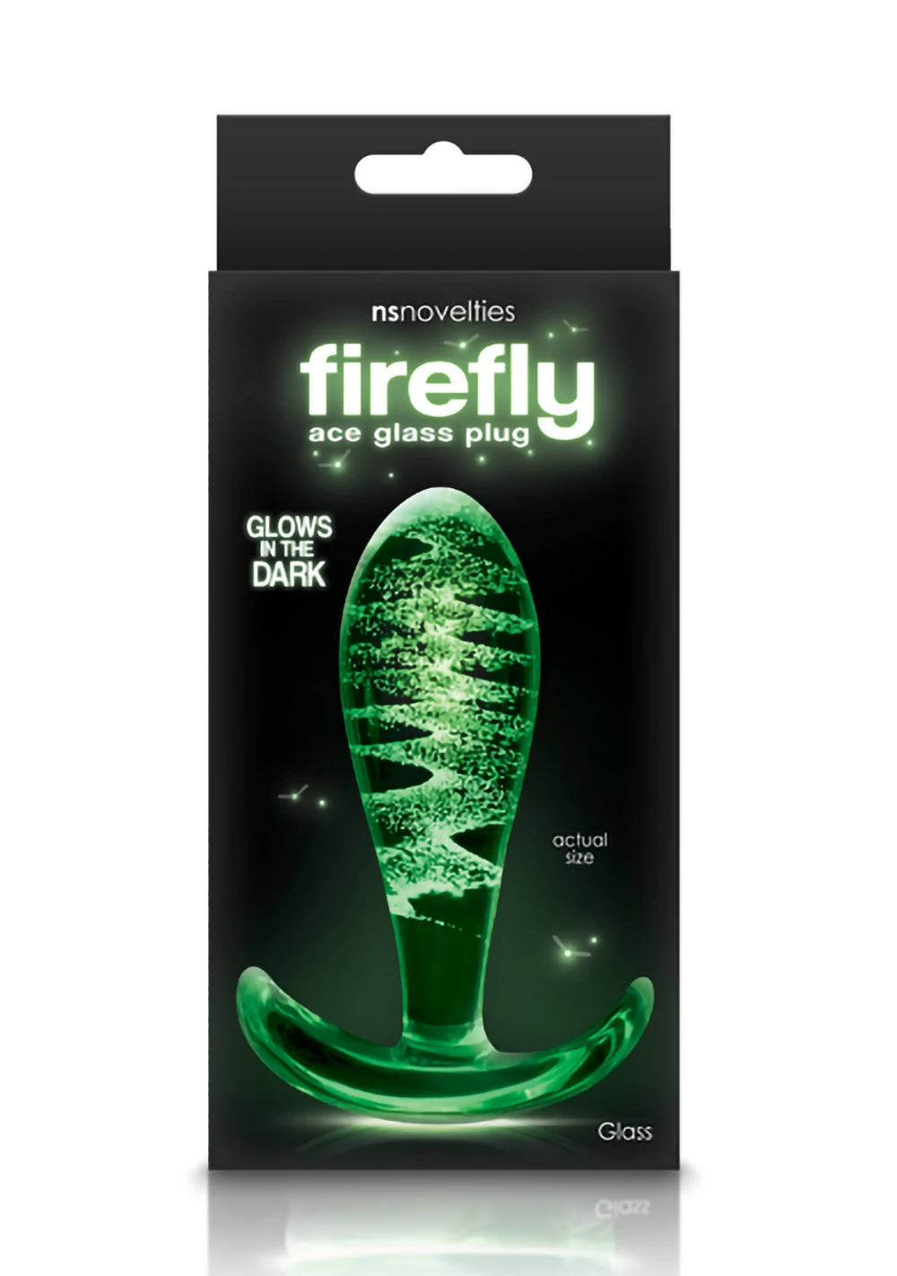 NS Novelties Firefly Glass Ace I Buttplug 2 NS Novelties Firefly Glass Ace I Buttplug - Image 2