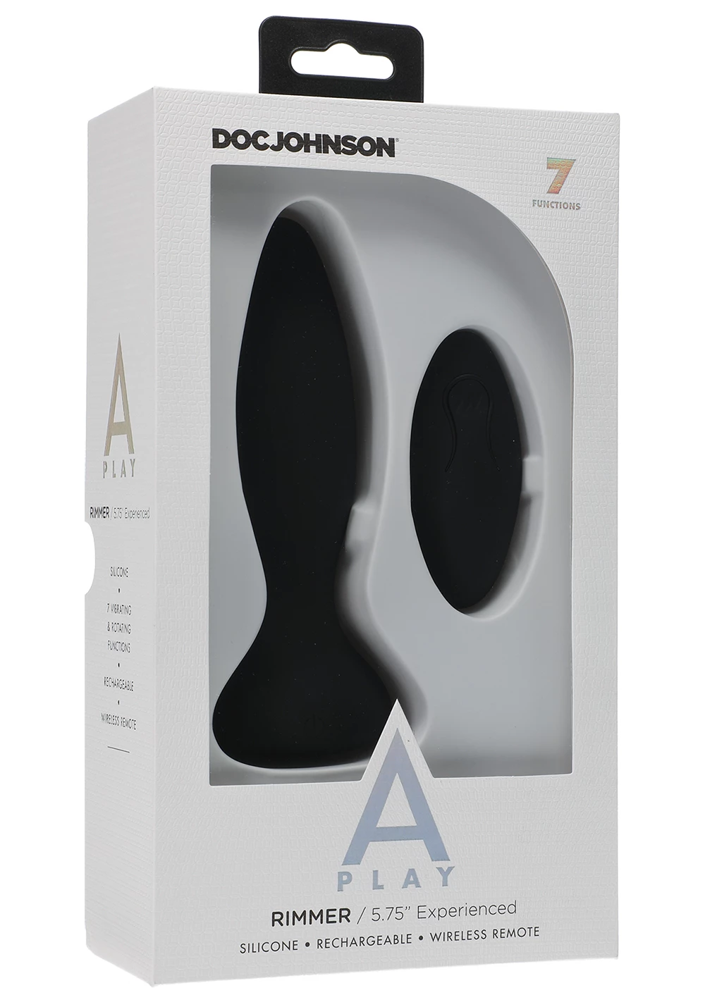 Doc Johnson A-Play - Rimmer - Rechargeable Silicone Anal Plug With Remote - Teal 3 Doc Johnson A-Play - Rimmer - Rechargeable Silicone Anal Plug With Remote - Teal - Image 3