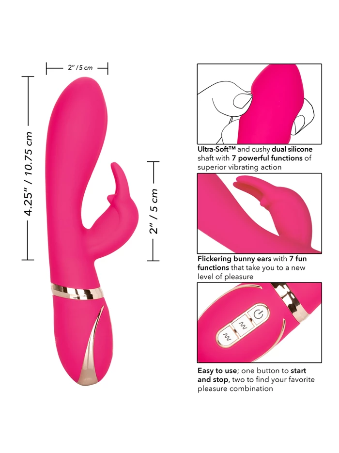 Cal Exotics Jack Rabbit Signature Ultra-Soft Rabbit Vibrator 5 Cal Exotics Jack Rabbit Signature Ultra-Soft Rabbit Vibrator - Image 5