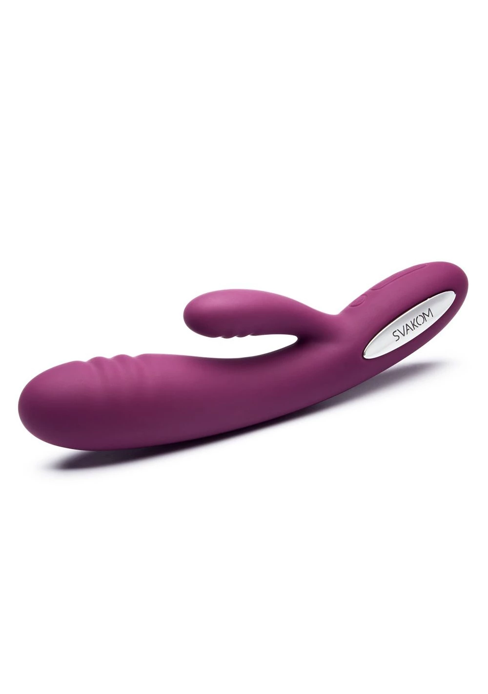 Svakom Adonis Ribbed Warming Rabbit Vibrator 2 Svakom Adonis Ribbed Warming Rabbit Vibrator - Image 2