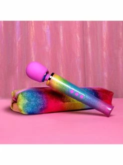 Le Wand Petite Glimmer Rainbow Ombre -Vibrators Store Sale yjdfhlpozss8qj3w3lu4