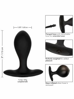 Cal Exotics Silicone Weighted Inflatable Plug -Vibrators Store Sale ywcmrbumuehtfmmrxwrk