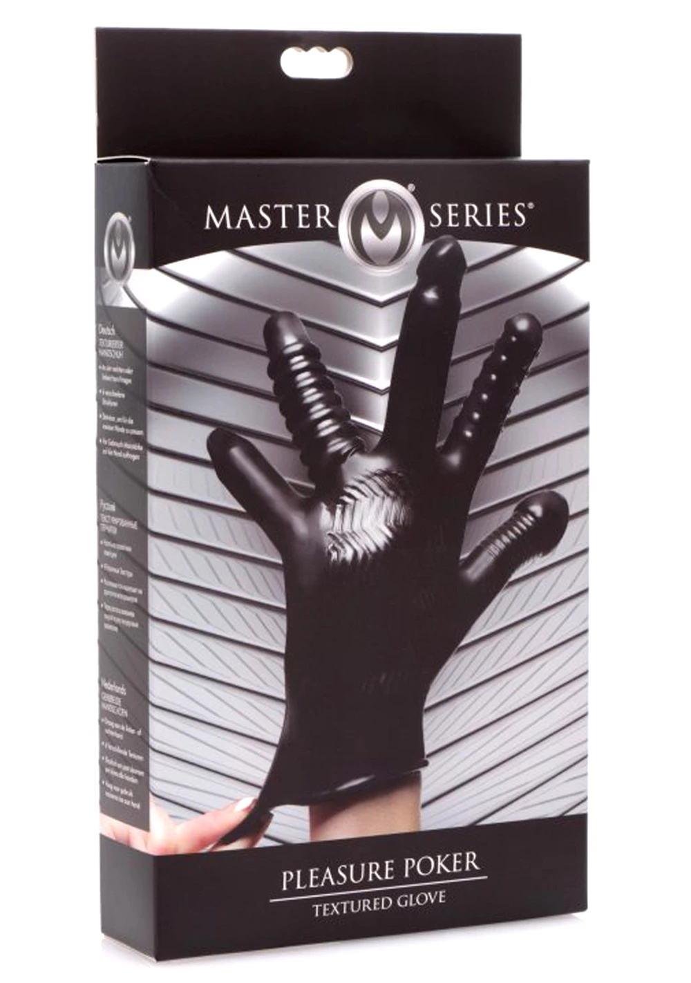 XR Brands Pleasure Poker Textured Glove 5 XR Brands Pleasure Poker Textured Glove - Image 5