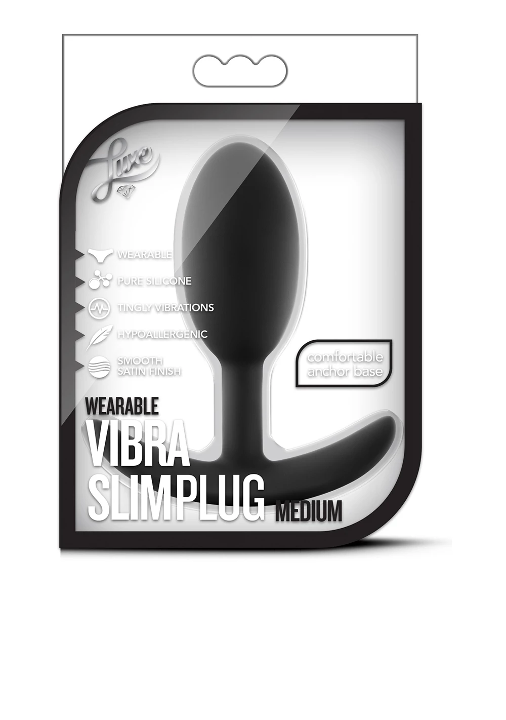 Blush Luxe - Wearable Vibrating Slim Medium Plug 4 Blush Luxe - Wearable Vibrating Slim Medium Plug - Image 4