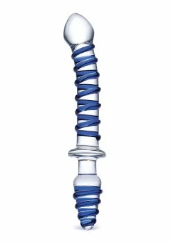Glas Mr. Swirly Double Ended Pleasure Tool - 10"